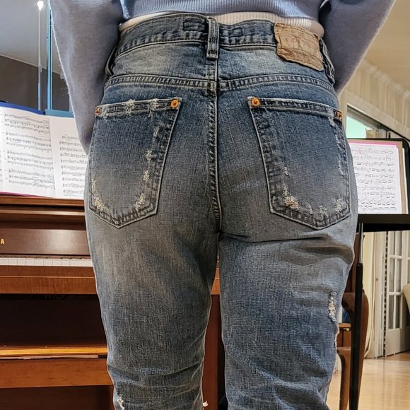 RodisDenim Korean Boyfriend Jeans Size 25 - Picture 2 of 4